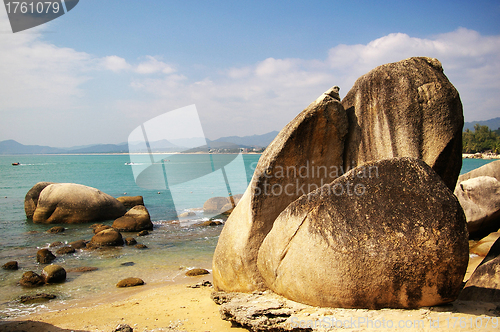 Image of Beach in Sanya, Hainan, China.