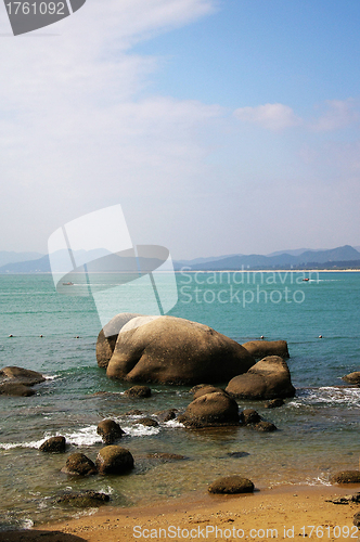 Image of Beach in Sanya, Hainan, China.