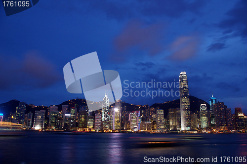 Image of Hong Kong night view