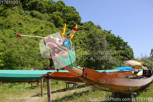 Image of Dragon boat head