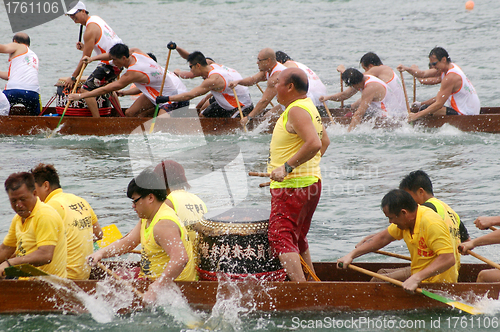 Image of Dragon boat race in Hong Kong