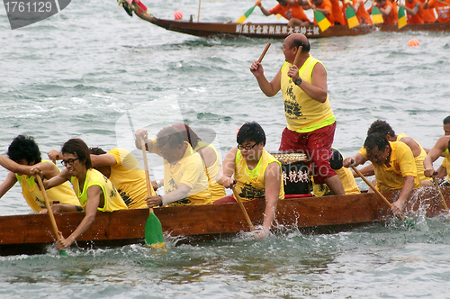 Image of Dragon boat race in Hong Kong