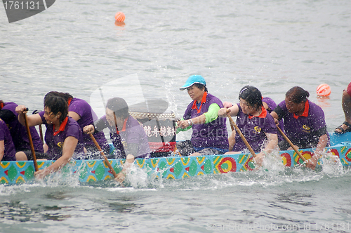 Image of Dragon boat race in Hong Kong