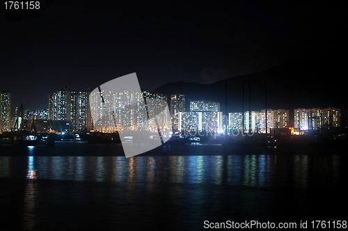 Image of Hong Kong night view