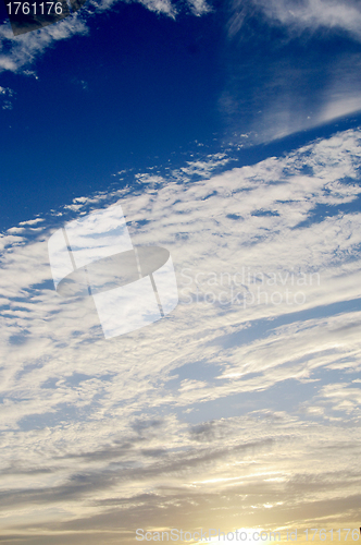 Image of Blue sky background