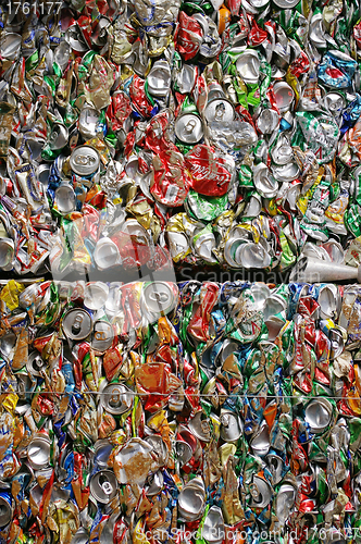 Image of Recycling cans