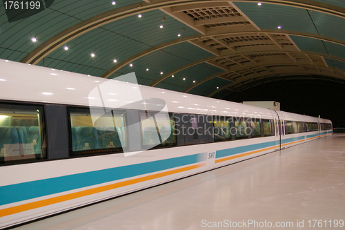 Image of Shanghai bullet train in China