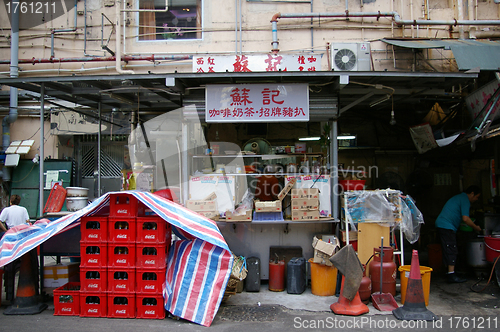 Image of Iron food stall in Hong Kong