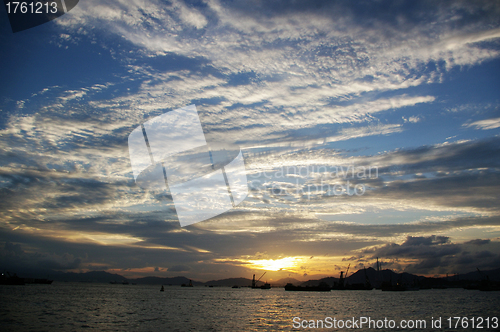 Image of Sunset in Hong Kong