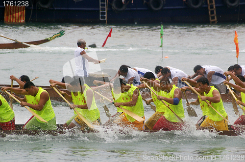 Image of Dragon boat race in Hong Kong