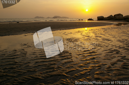 Image of Sunset scene in Hong Kong