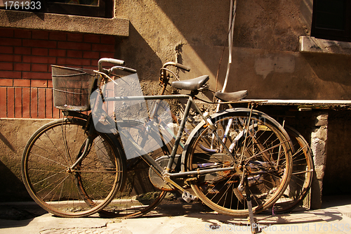 Image of Old bicycle in China