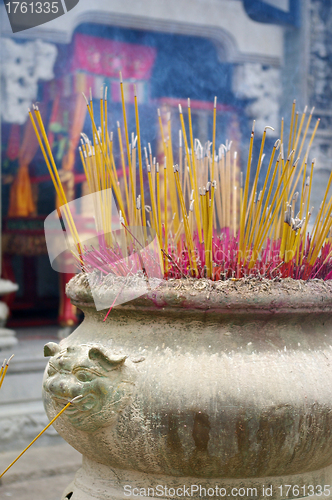 Image of Incenses in a temple