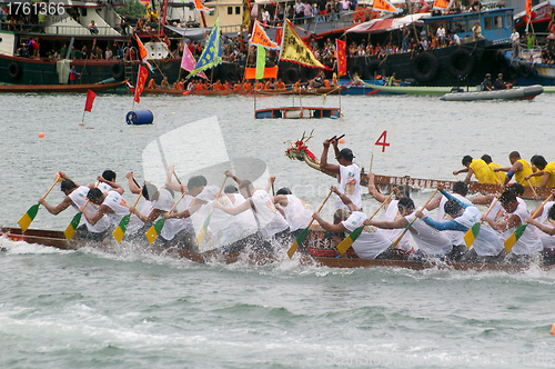 Image of Dragon boat race in Tung Ng Festival, Hong Kong