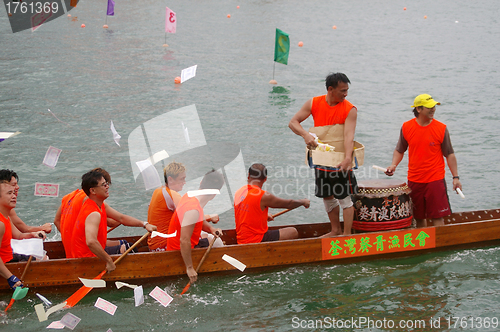 Image of Dragon boat race in Tung Ng Festival, Hong Kong