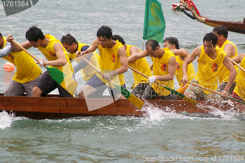 Image of Dragon boat race in Hong Kong