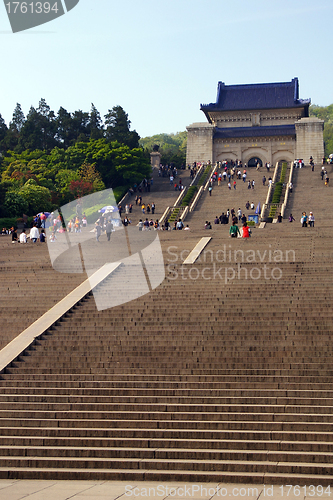 Image of Sun Yat-sen Mausoleum in Nanjing, China.