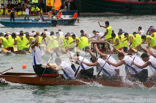 Image of Dragon boat race in Tung Ng Festival, Hong Kong