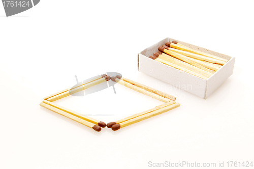 Image of Matches isolated on white background