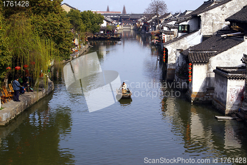 Image of Xitang, a water village in China