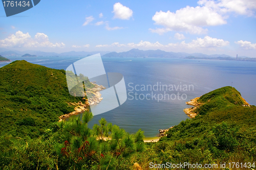 Image of Hong Kong landscape from mountains