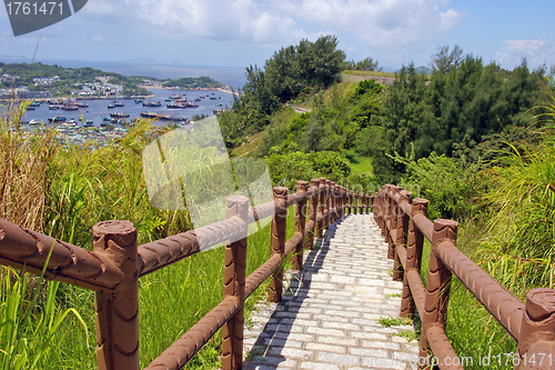 Image of Hiking trail in Cheung Chau at peak