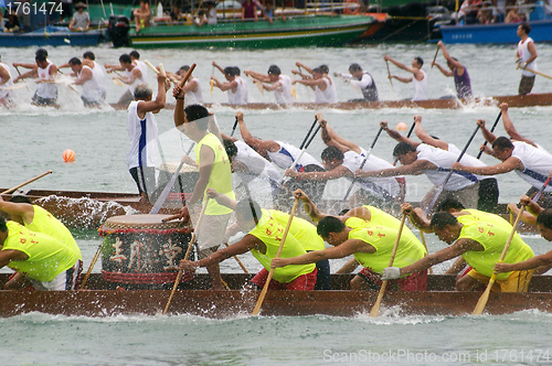 Image of Dragon boat race in Hong Kong