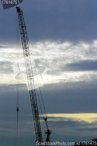 Image of Construction cranes