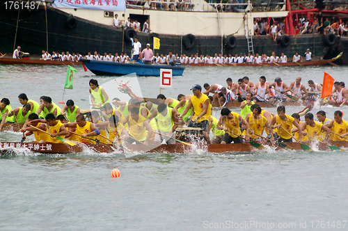 Image of Dragon boat race in Tung Ng Festival, Hong Kong