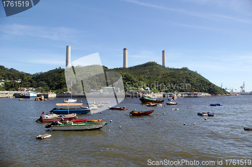 Image of Power station in Lamma Island, Hong Kong.