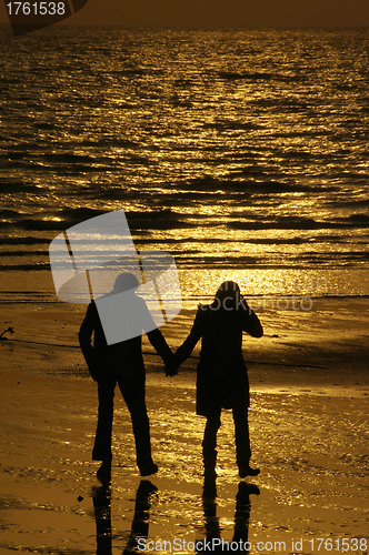 Image of Couple at sunset