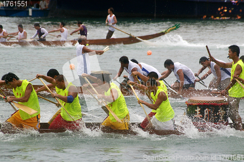 Image of Dragon boat race in Hong Kong