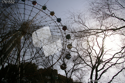 Image of Ferris wheel against sky