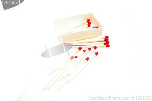 Image of Matches isolated on white background