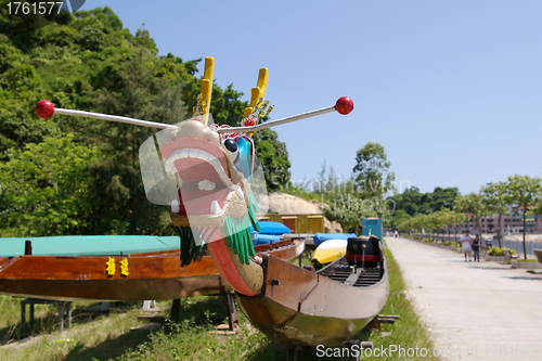 Image of Dragon boat head