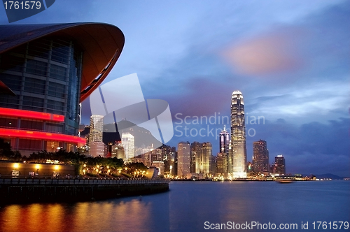 Image of Hong Kong night view