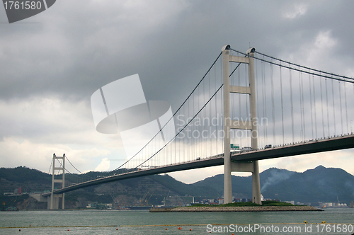 Image of Tsing Ma Bridge in Hong Kong 