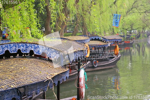 Image of Nanxun water village town, it is one of the six most famous wate