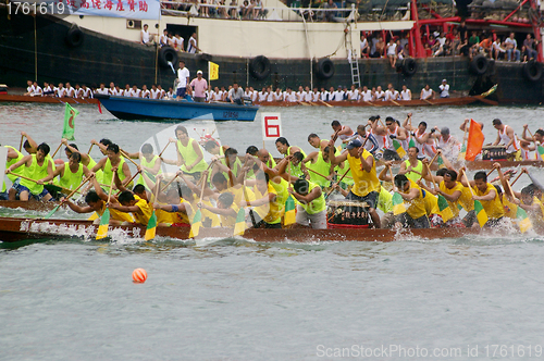 Image of Dragon boat race in Tung Ng Festival, Hong Kong