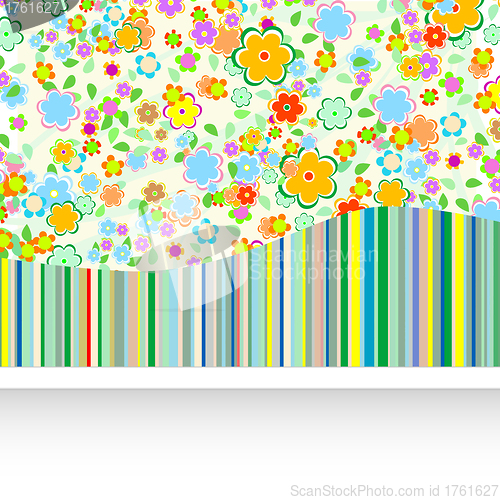 Image of Artistic flower background