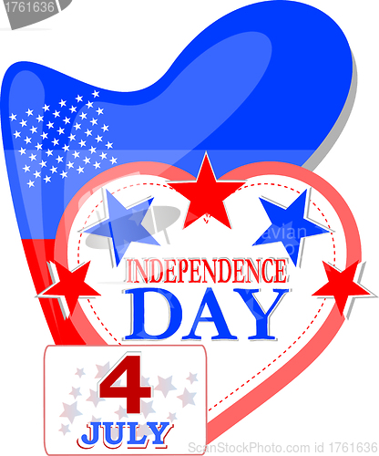 Image of Abstract Usa independence background