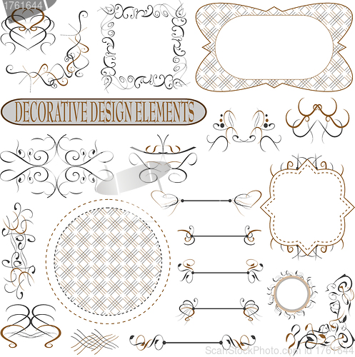 Image of flower vintage royal design element. Vector illustration
