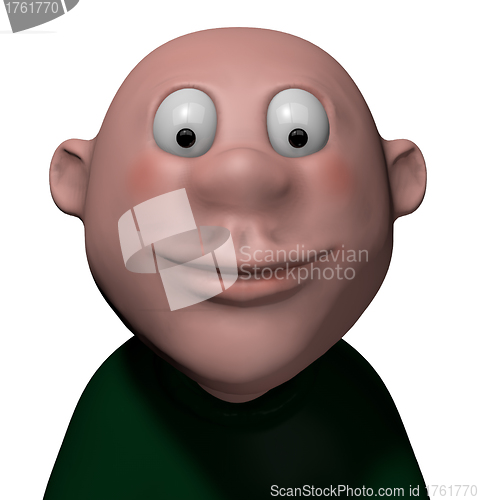 Image of smiling cartoon boy