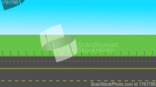 Image of asphalted road