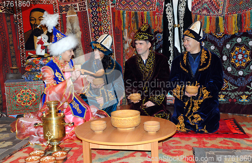 Image of ISS Crewmembers in Baikonur