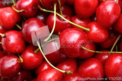 Image of closeup of cherry