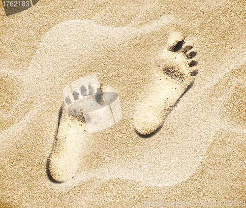 Image of footprints