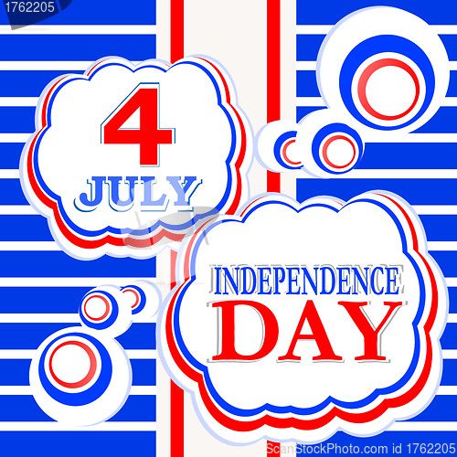 Image of 4th of July independence day background