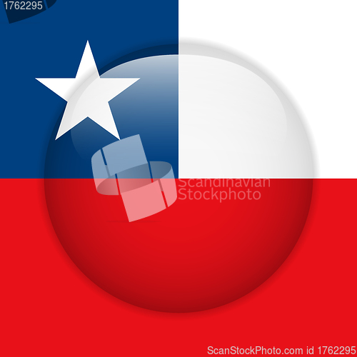 Image of Chile Flag Glossy Button