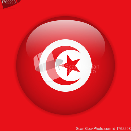 Image of Turkey Flag Glossy Button